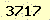 請輸入此驗證碼 : 3717