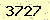 請輸入此驗證碼 : 3727