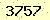 請輸入此驗證碼 : 3757