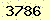 請輸入此驗證碼 : 3786