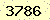 請輸入此驗證碼 : 3786