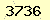 請輸入此驗證碼 : 3736