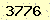 請輸入此驗證碼 : 3776
