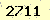 請輸入此驗證碼 : 2711