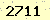 請輸入此驗證碼 : 2711