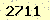請輸入此驗證碼 : 2711