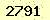 請輸入此驗證碼 : 2791