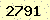 請輸入此驗證碼 : 2791