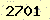 請輸入此驗證碼 : 2701