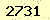 請輸入此驗證碼 : 2731