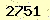 請輸入此驗證碼 : 2751