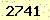 請輸入此驗證碼 : 2741