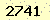 請輸入此驗證碼 : 2741
