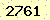 請輸入此驗證碼 : 2761