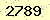 請輸入此驗證碼 : 2789