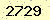 請輸入此驗證碼 : 2729