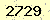 請輸入此驗證碼 : 2729