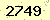 請輸入此驗證碼 : 2749