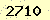請輸入此驗證碼 : 2710