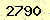 請輸入此驗證碼 : 2790