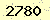請輸入此驗證碼 : 2780