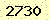 請輸入此驗證碼 : 2730