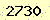 請輸入此驗證碼 : 2730