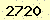 請輸入此驗證碼 : 2720