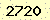 請輸入此驗證碼 : 2720