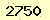 請輸入此驗證碼 : 2750