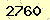請輸入此驗證碼 : 2760