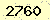 請輸入此驗證碼 : 2760