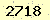 請輸入此驗證碼 : 2718