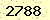 請輸入此驗證碼 : 2788
