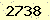 請輸入此驗證碼 : 2738