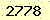 請輸入此驗證碼 : 2778
