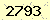 請輸入此驗證碼 : 2793