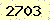 請輸入此驗證碼 : 2703