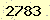請輸入此驗證碼 : 2783