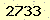 請輸入此驗證碼 : 2733