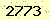 請輸入此驗證碼 : 2773