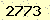 請輸入此驗證碼 : 2773