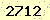 請輸入此驗證碼 : 2712