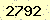 請輸入此驗證碼 : 2792