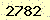 請輸入此驗證碼 : 2782