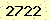 請輸入此驗證碼 : 2722
