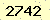 請輸入此驗證碼 : 2742