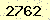 請輸入此驗證碼 : 2762