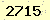請輸入此驗證碼 : 2715