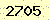 請輸入此驗證碼 : 2705